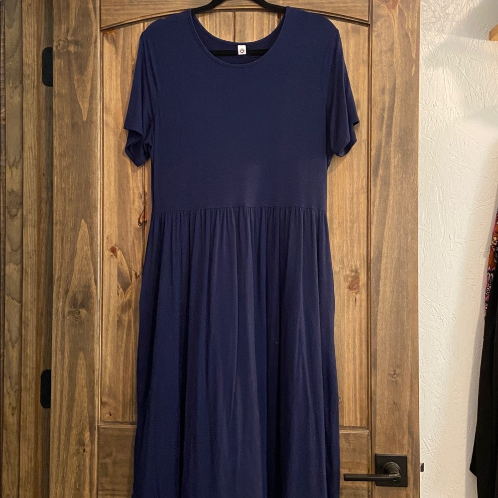 Classic Navy Blue Top